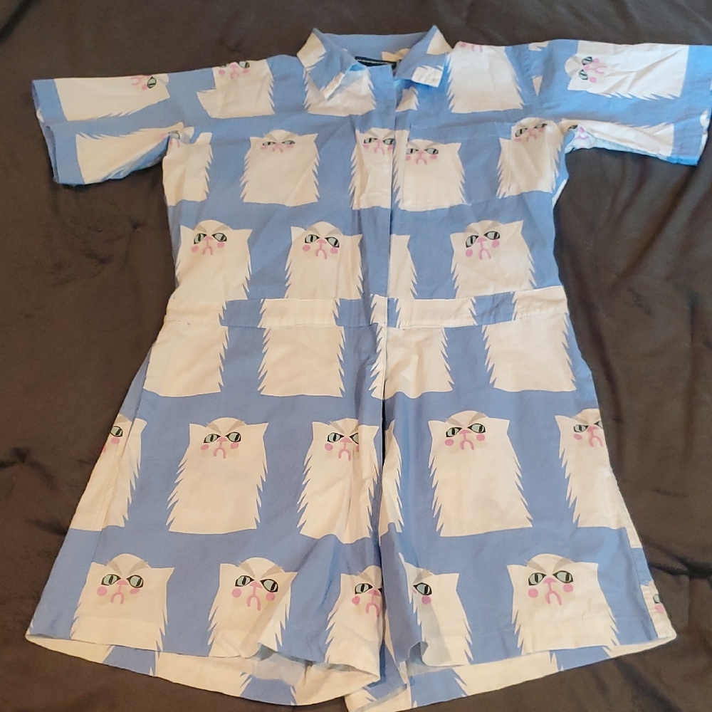 Nooworks Shortalls Size Small Grumpy Cat Sold Out